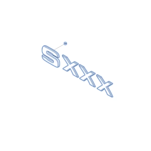 Scania MODEL BADGE 2852467